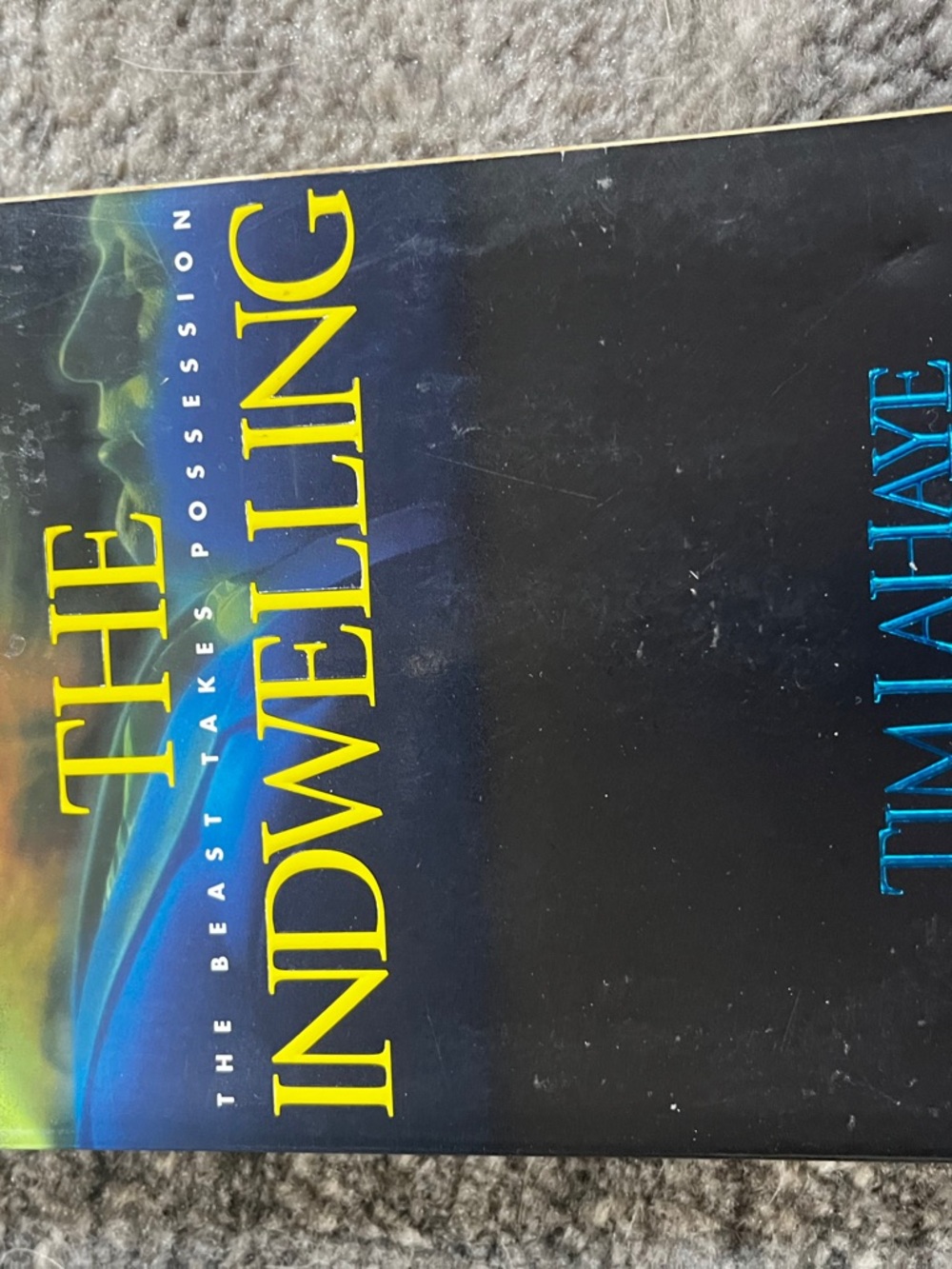 Cream-Text Coffee Table Book - Designer Typography Accent